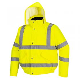 Safety Jacket Raincoat Construction Reflective Clothes Environmental High Visibility Workwear