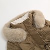 Show details of Women's Winter Coat 2023 Lady Cotton Padded Jacket Long Women Slim Puffer Jacket 