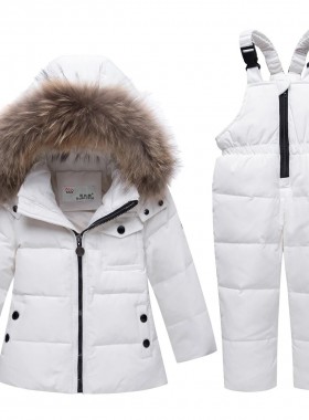 Children Outdoor Clothing Set Winter Warm kids Ski Jacket Snow Suits Overalls Down Jackets Wholesale China