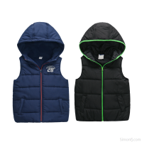 Toddlers Kids vest  OEM Customization  winter custom warm padding vest puffer polar fleece gilet for boys