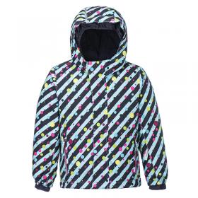 Custom Kids Multi-colors Print Snowsuit Wear Ski Padding Suit For Girls Winter Waterproof Jacket
