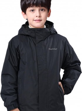 Quality Waterproof Ski Jacket Kids Outdoor Snowboarding windproof Jacket Children Fleece Lined Hooded Warm Winter Snow Coat