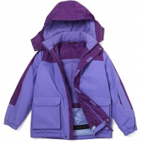 2024 New Waterproof Ski Jacket,Kids Outdoor Snowboarding windproof Jacket,Fleece Lined Hooded,Warm Winter Snow Coat