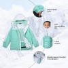 2024 New Waterproof Ski Jacket,Kids Outdoor Snowboarding windproof Jacket,Fleece Lined Hooded,Warm Winter Snow Coat image