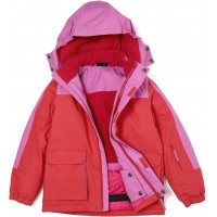 Girl's Fleece Lined Hooded Warm Winter Snow Coat Waterproof Ski Jacket Kids Outdoor Snowboarding windproof Jacket