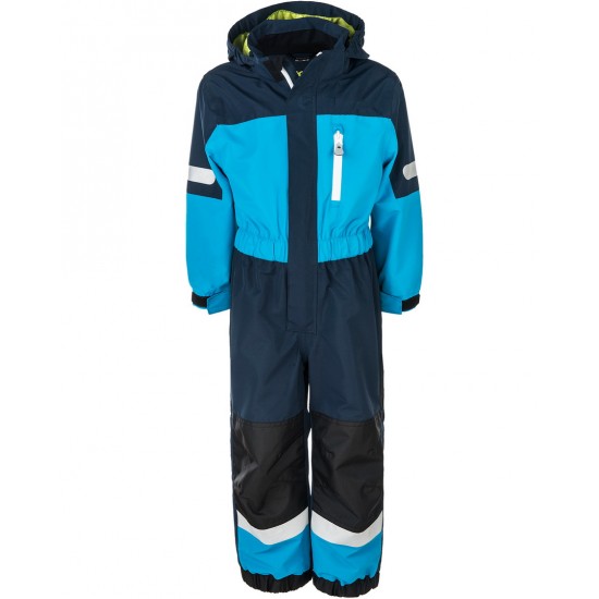 Durable Water Repellent Lightweight Packable Rain Jacket with Waterproof Windproof Funtion Children's Overalls image