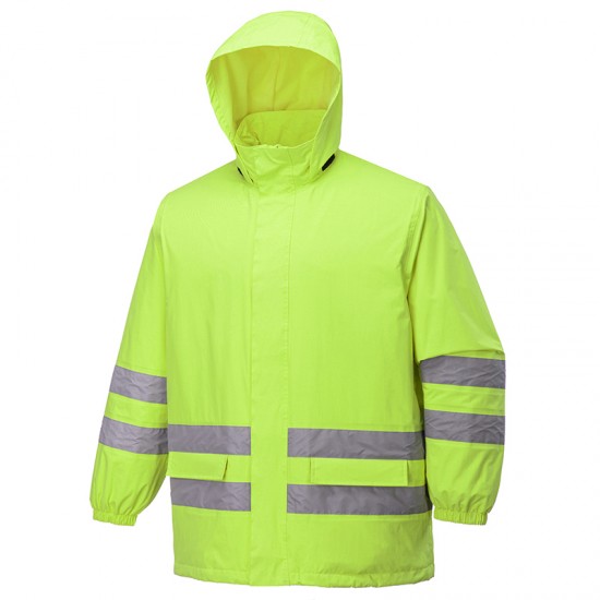 Custom Outdoor Waterproof Pu Raincoat Waterproof Rain Jacket image