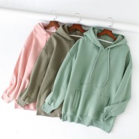 2023  Autumn Winter Fashion Oversize Women Fleece Hoodie Sweatshirts Ladies Pullovers